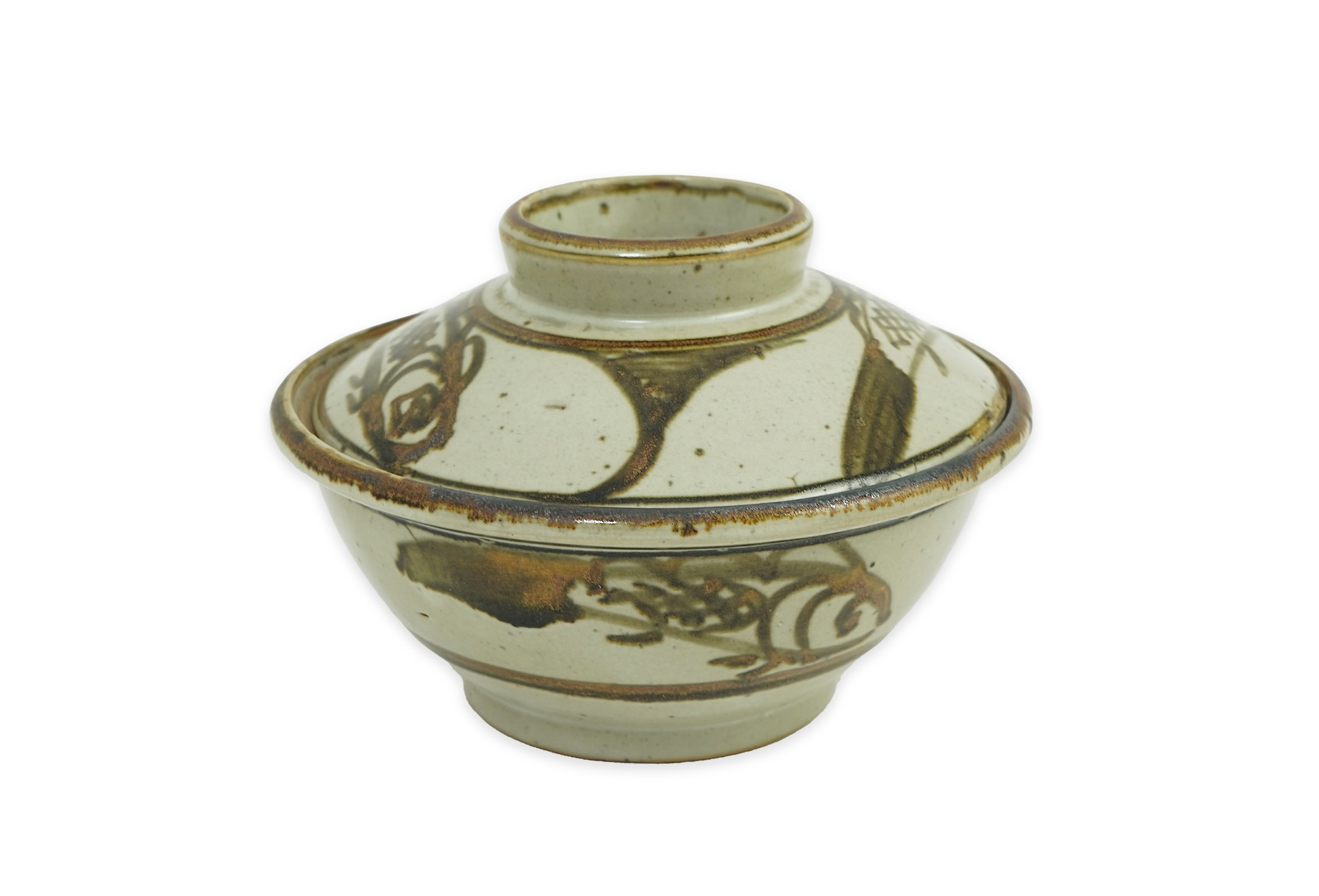 Michael Cardew CBE (1901-1983) at Wenford Bridge: A stoneware bowl and cover